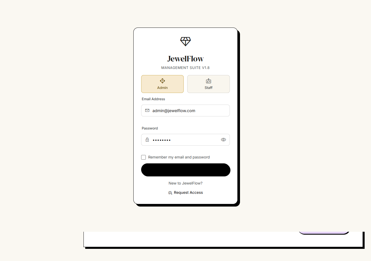 CaratOS dashboard showcase